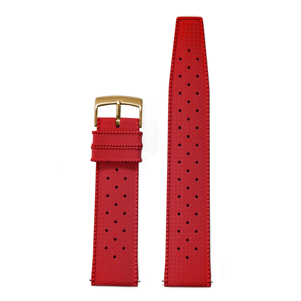 Bracelet de montre Tropic en caoutchouc Premium - Dégagement rapide - 1 Pc