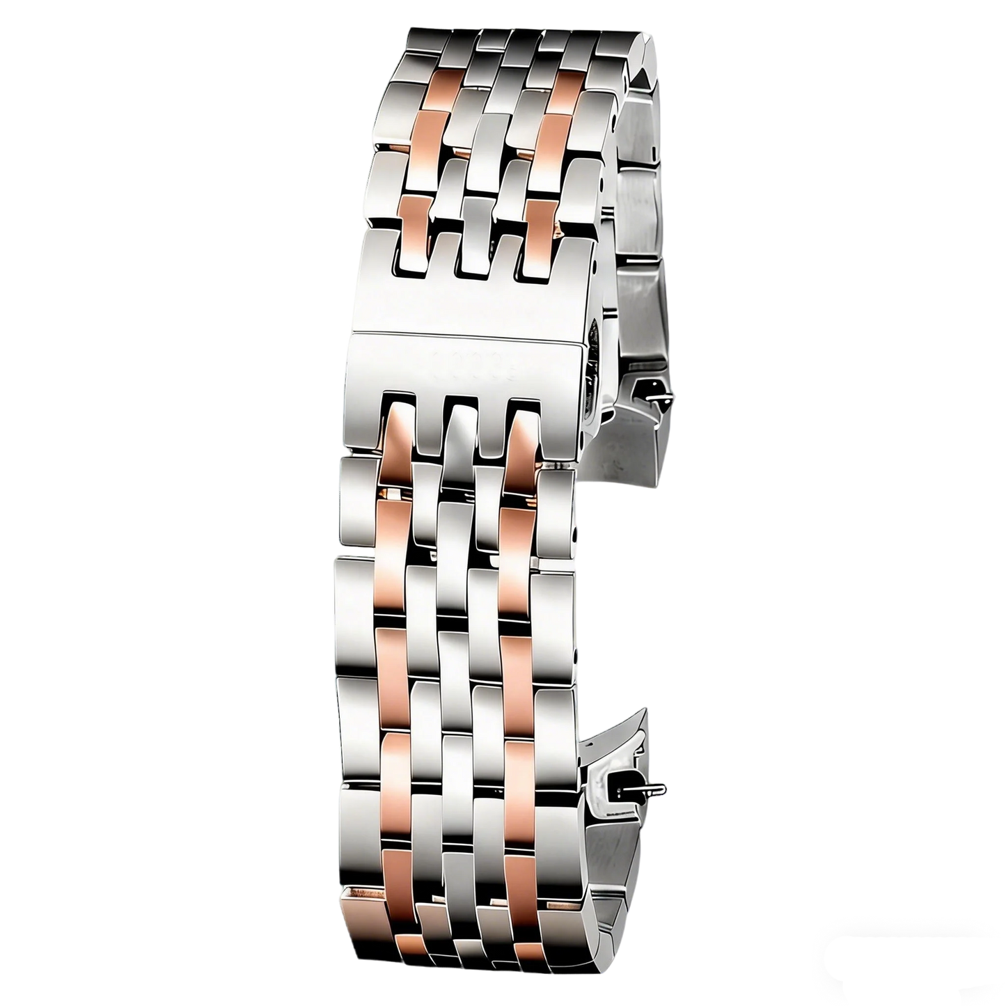 Cinturino in acciaio inossidabile da 19 mm per Tissot Le Locle, braccialetto di ricambio compatibile con orologio elegante Tissot, finitura argento lucido.