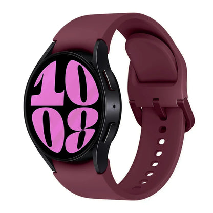 Bracelet en Silicone pour Samsung Galaxy watch 6 4 Classic, 47mm 43mm 46mm, bracelet de remplacement original incurvé pour montre 7 6 5 4 40mm 44mm