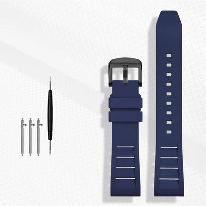 FKM bracelet de montre en caoutchouc fluoré 20mm 21mm 22mm 24mm pour breitling omega seiko casio mido bracelet de montre bracelet de montre de sport anti-poussière
