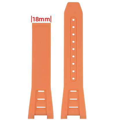 Nouveau Bracelet Ruuber en TPU pour Bell Ross INSTRUMENTS BRX5/BR05 Bracelet de montre 25mm pour Bracelet étanche Bell & Ross noir Orange bleu