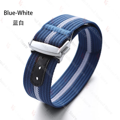 Bracelet de montre en Nylon de 20mm pour Seiko pour sangles à boucle Tudor Bracelet de montre pour Omega hommes Sport militaire Bracelet de fixation étanche