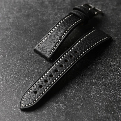 Bracciale in pelle di vacchetta fatto a mano, 18 19 20 21 22MM, cinturino morbido in vera pelle a sgancio rapido da uomo, stile vintage, vera pelle italiana