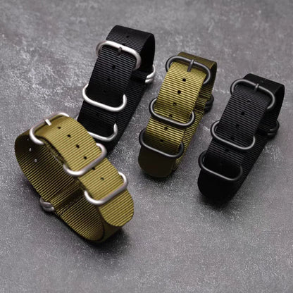 Thick NATO Nylon Watch Strap, 20mm 22mm, Canvas, Men's Watch Chain, Submariner Watch Strap Accessories