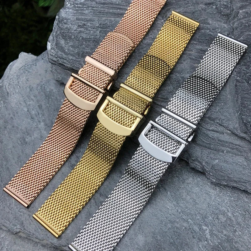 Bracelet de montre en acier inoxydable de haute qualité, 20mm 22mm, adapté à IWC Big Pilot Portfino Mark ⅩⅧ, bracelet de montre en argent massif