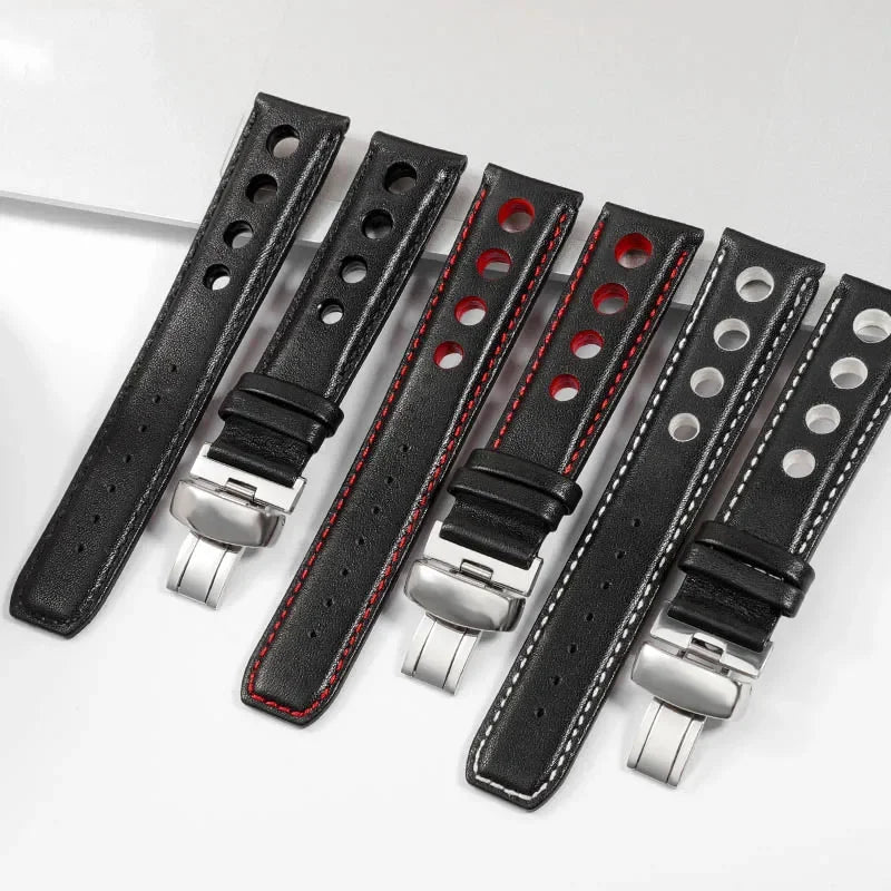 Bracelet en cuir véritable pour montre de sport Tissot 1853, Racing PRS516 T91 1853, couche supérieure en cuir de vache, 20mm, accessoires de bracelet Chopin