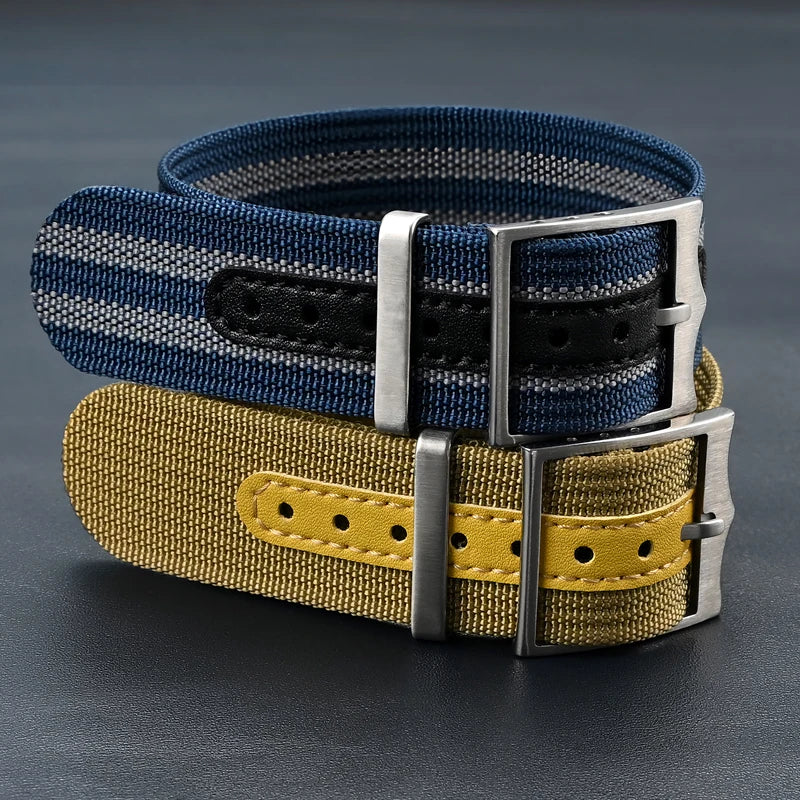 Bracelet de Sport universel en tissu Nylon, 20/22mm, étanche, militaire, pour Seiko Omega, accessoires de Bracelet de montre de l'armée, sans rayures