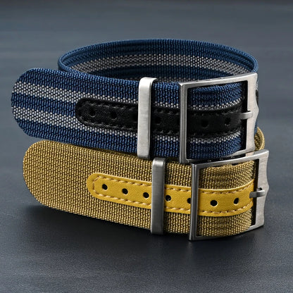 Bracelet de Sport universel en tissu Nylon, 20/22mm, étanche, militaire, pour Seiko Omega, accessoires de Bracelet de montre de l'armée, sans rayures