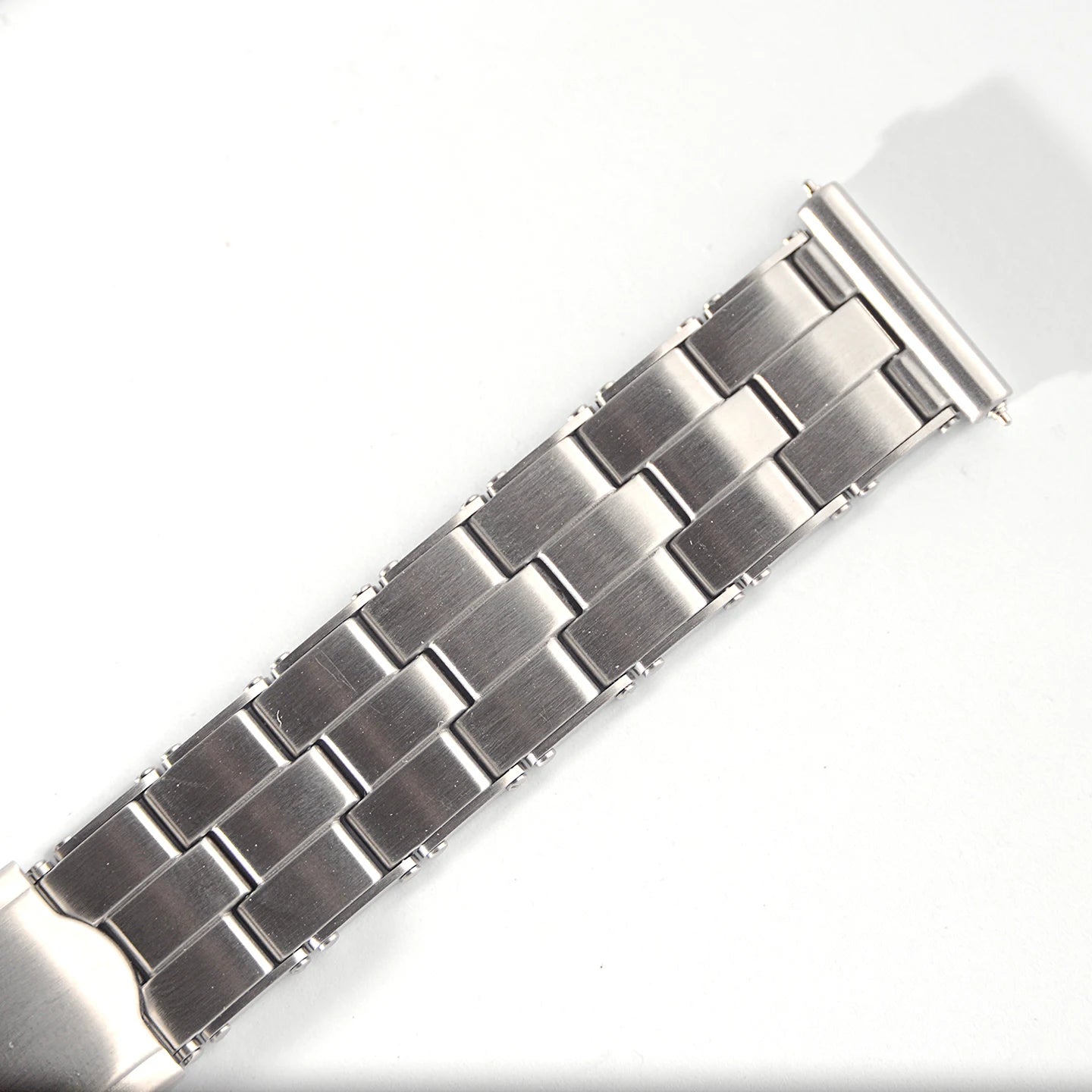 18/19/20mm Solid Link Vintage Rivet Bracelet Stainless Steel Watch Band