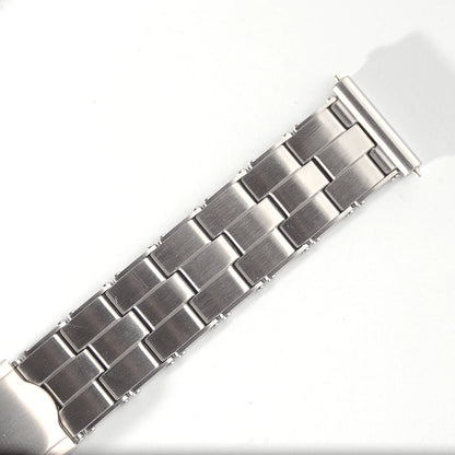 18/19/20mm Solid Link Vintage Rivet Bracelet Stainless Steel Watch Band