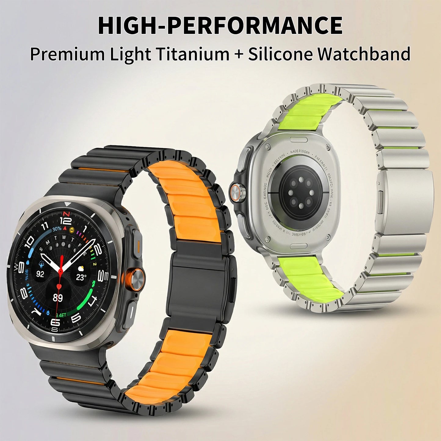 Magnetic Titanium Strap for Samsung Galaxy Watch Ultra 2, Alloy Band for Galaxy Watch 9 8 Classic