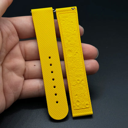 Bracelet montre 20mm caoutchouc Premium – Rapide à Boucle déployante – Toutes Marques