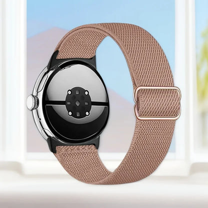 Soft Nylon Strap for Google Pixel Watch 4 3 45/41mm, Replacement Strap for Pixel Watch 2/1 41mm, Elastic Nylon Buckle Strap
