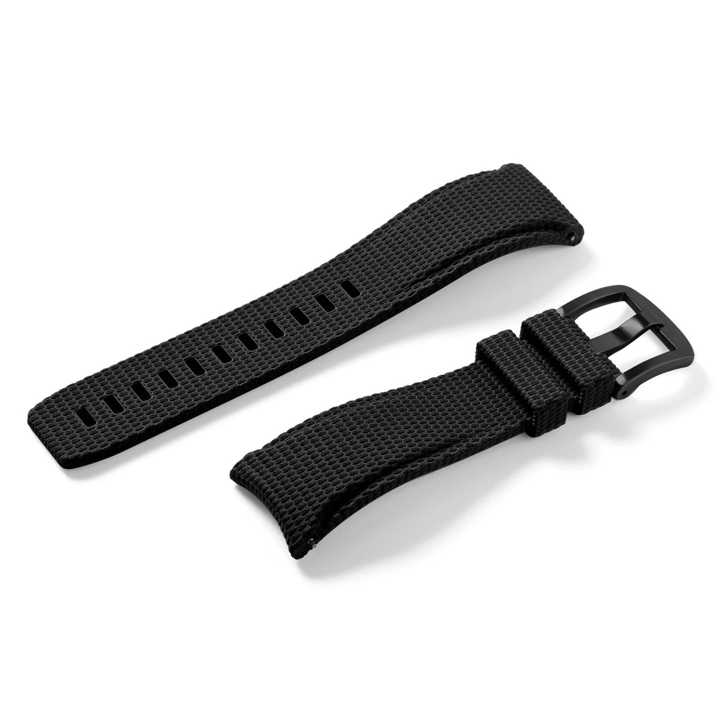 Bracelet de montre sport universel en caoutchouc fluoré FKM incurvé 20 mm 21 mm 22 mm à libération rapide pour Longines Omega Casio Seiko