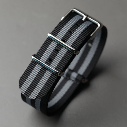 Cinturino in Nylon intrecciato 18 20 22 24mm, resistente all'usura e impermeabile, cinturino morbido vintage da pilota compatibile per uomo