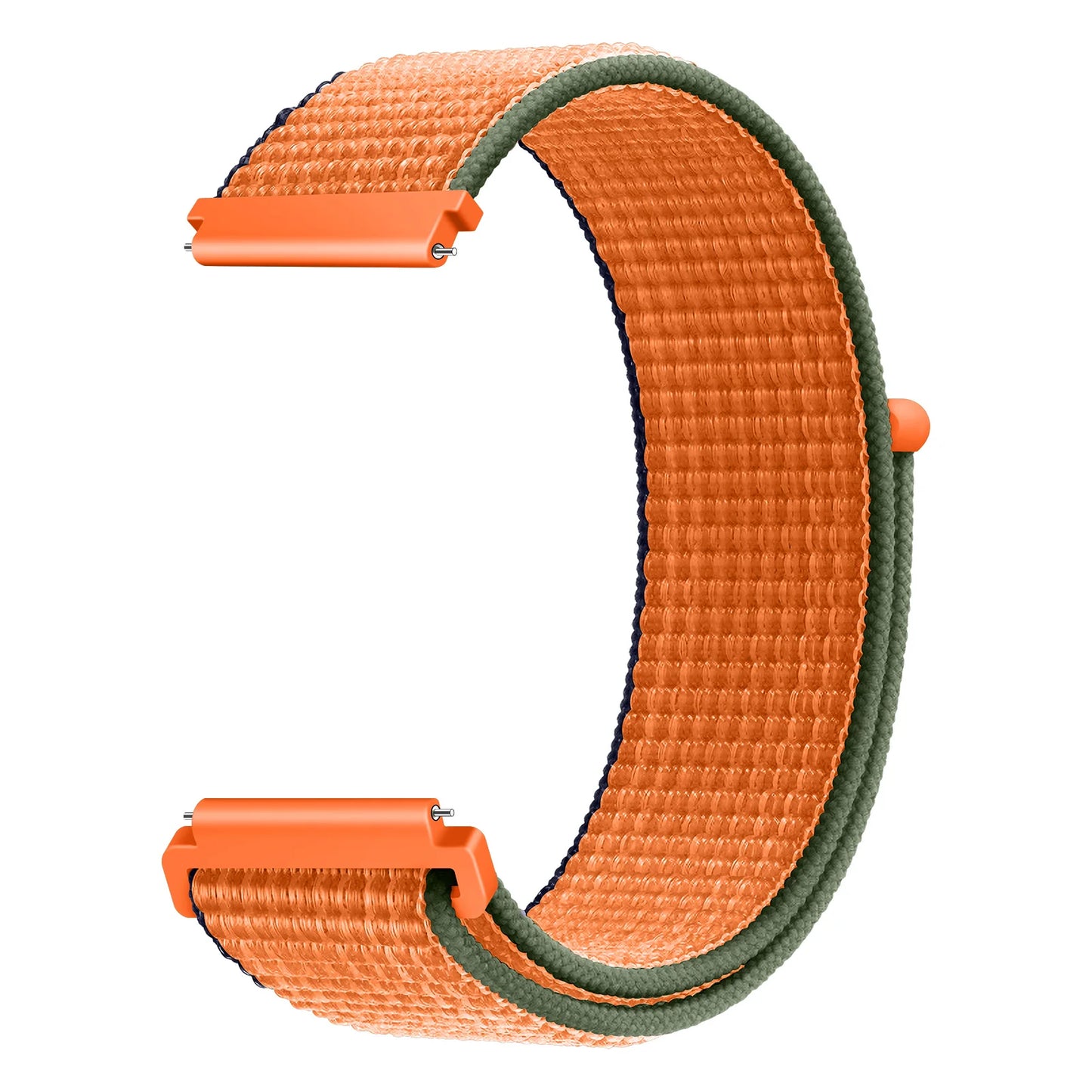 Bracelet à boucle en Nylon pour Amazfit Bip 6/5/GTS 4/3/2/2e/Mini/GTR 42mm/47mm/GTR 4/3 Pro Sport, 20mm/22mm, 2 bandes