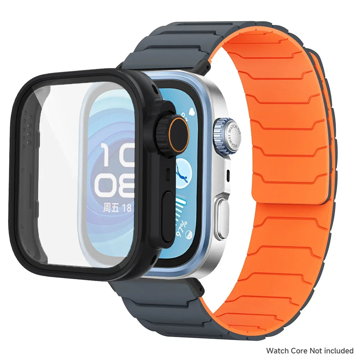 Étui + bracelet pour Huawei Watch Fit 5 4/4 Pro, bracelet en Silicone souple anti-transpiration pour Huawei Fit 3 ToUltra Cover