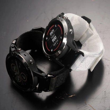 HEMSUT-Bracelet de montre militaire en nylon, bracelet de montre pour Garmin Quickfit, compatible avec Fenix, Tactix, MARQ, Quatix, 20mm, 22mm, 26mm
