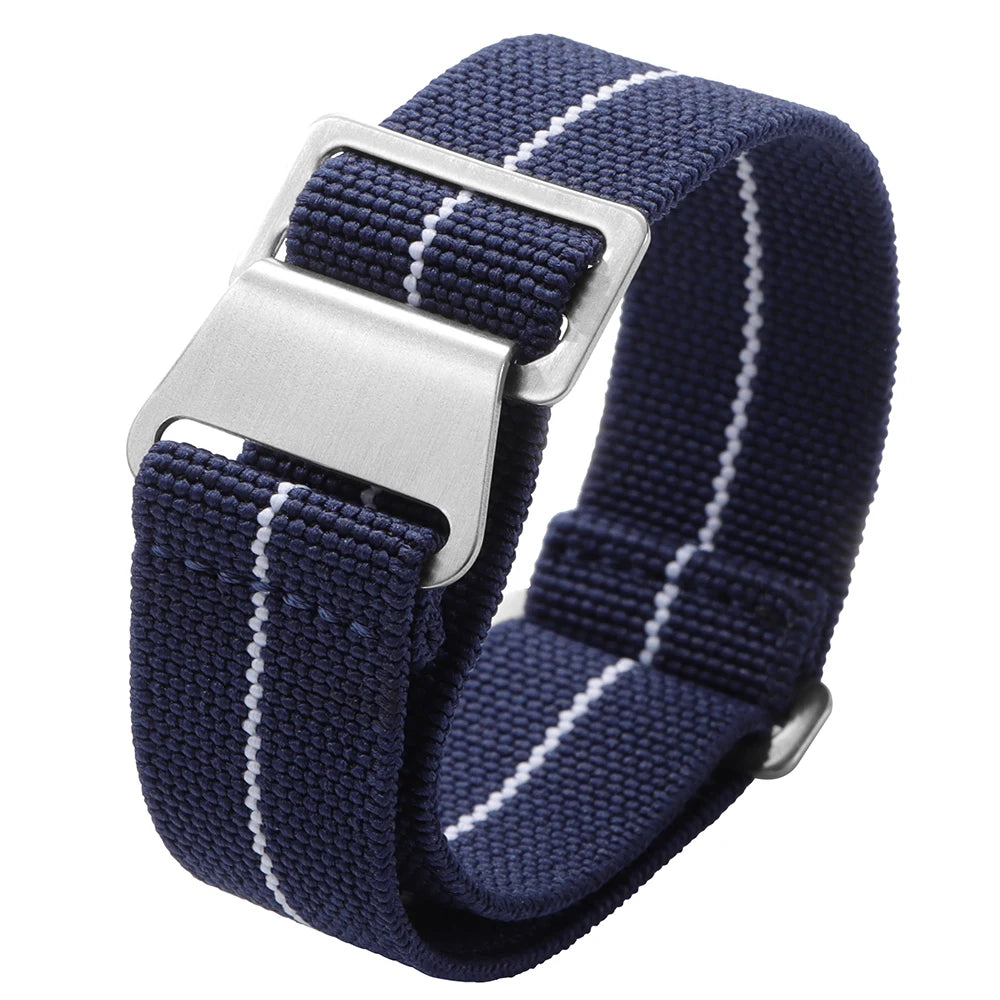 Bracelets de montre en Nylon 18/20/22mm, Parachute élastique respirant, respectueux de la peau, pour Rolex Water Ghost pour Omega pour Bracelet Tudor