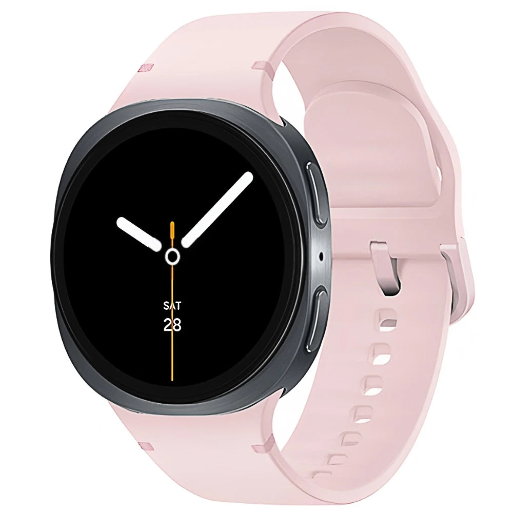 Bracelet en silicone d'origine pour Samsung Galaxy Watch 9 8 40 mm 44 mm, bracelet pour Samsung Galaxy Watch Classic 8 46 mm