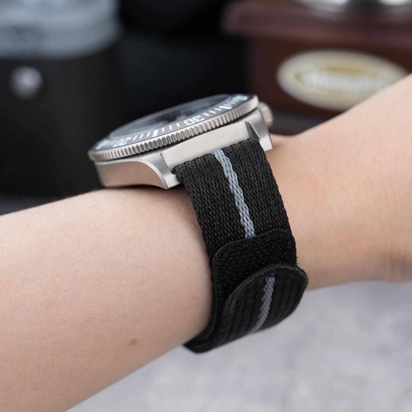IBENIFIT titane boucle Nylon Bracelet ceinture 20mm 22mm universel remplacement Sport bracelets de montre montre-Bracelet