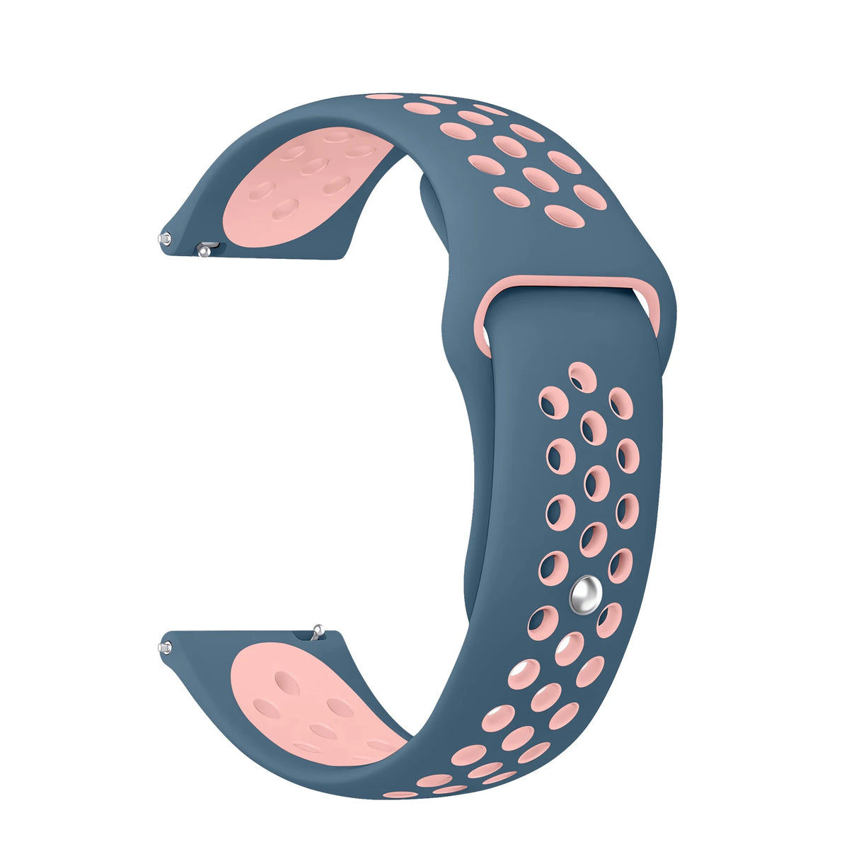 Cinturino in silicone da 20 mm 22 mm, per Amazfit Bip 6 5/GTS 3/2/2e/GTS2 Mini/GTR 3 Pro/42 mm/47 mm/2/2e/Stratos 2/3 Pro Sport Correa