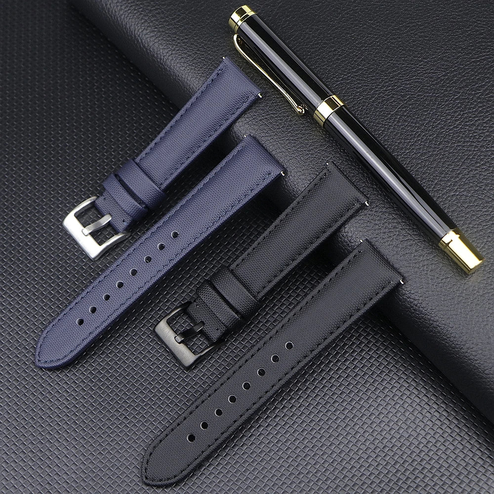 High-quality voile fabric watch strap, 18mm 19mm 20mm 22mm, waterproof fabric watch strap, quick-release belt accessories