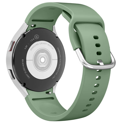Bracelet en Silicone souple pour Samsung Galaxy Watch FE 7 6 5 4 44mm 40mm 5 Pro 45mm, pour Galaxy Watch 6 Classic 43mm 47mm