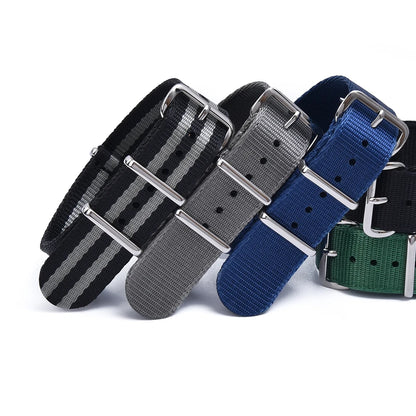 Nouveau Sangles de ceinture de sécurité en Nylon 20mm 22mm Type universel sport pour nouveau matériel bracelets de montre en Nylon Oula