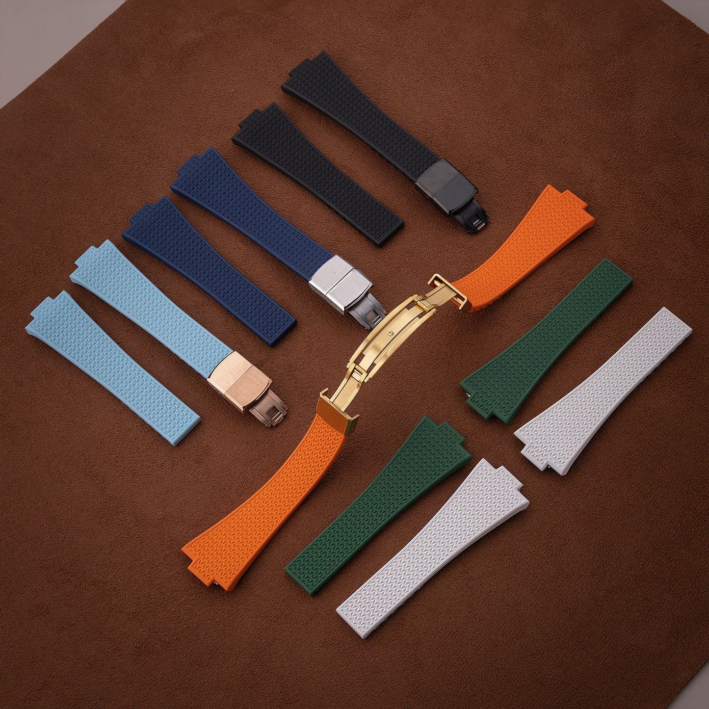 CTS Rubber strap for TISSOT PRX Powermatic 35mm 40mm 11mm 12mm Quick Release Spring Bar Watch Straps FKM Black Navy