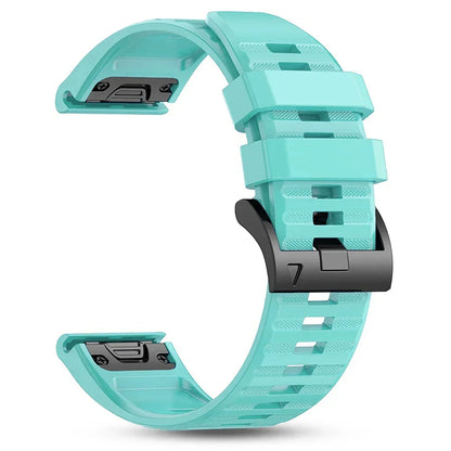 Cinturino in silicone da 22/26 mm per Garmin Fenix 5 5X Plus 6x 7 7X Pro Quatix 8 Fenix 8 Pro 47 mm 51 mm Epix QuickFit, cinturino sportivo da esterno
