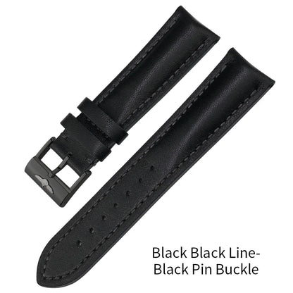 Genuine Soft Cowhide Leather Watch Strap, 22mm, 21mm, 20mm, for Breitling, for Premier Superocean Avenger Navitime World