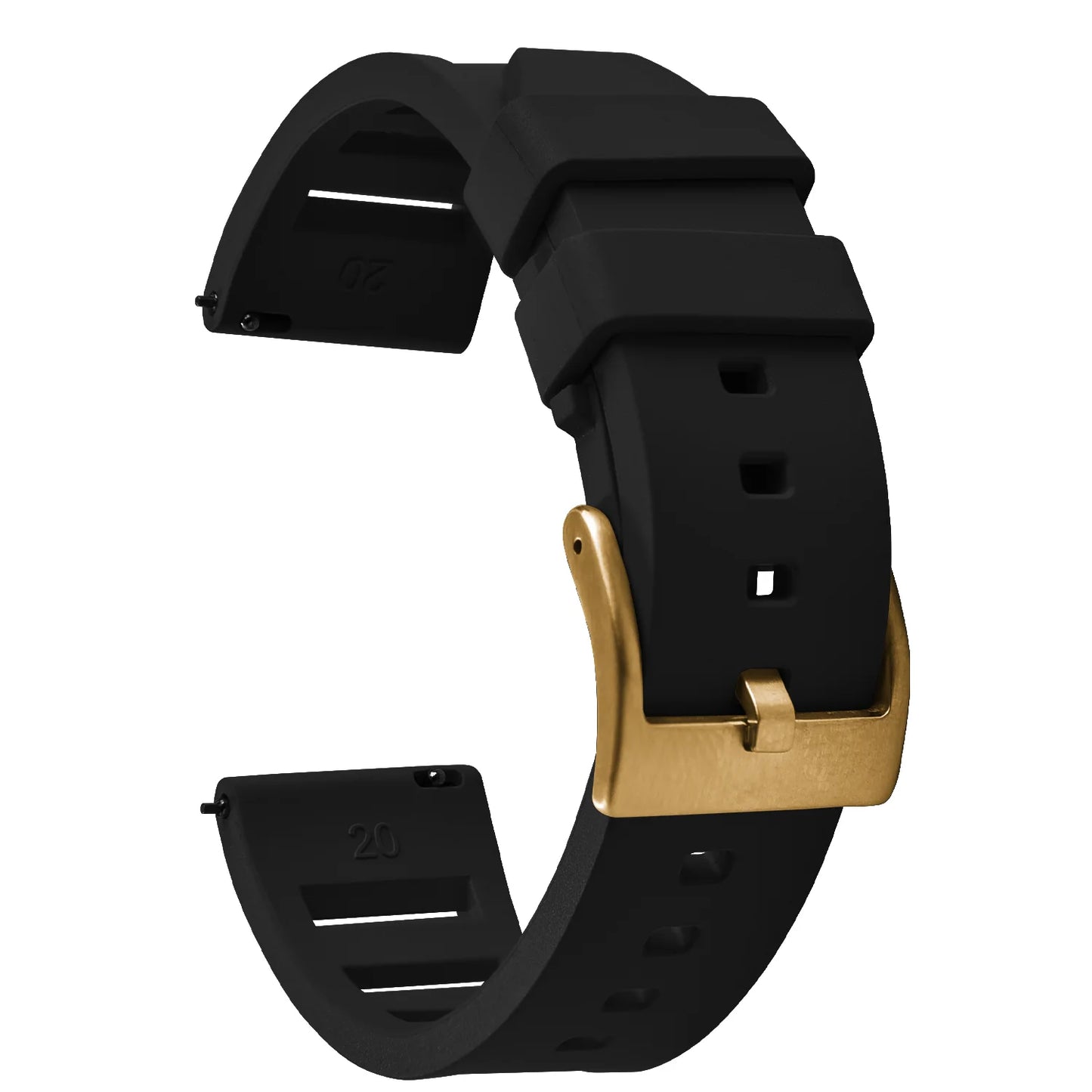 Premium Quality Fluorinated Rubber Watch Strap, 20mm 22mm, for New FKM Watch Bands, Diving Strap, Quick Release Wrist Belt Accessories