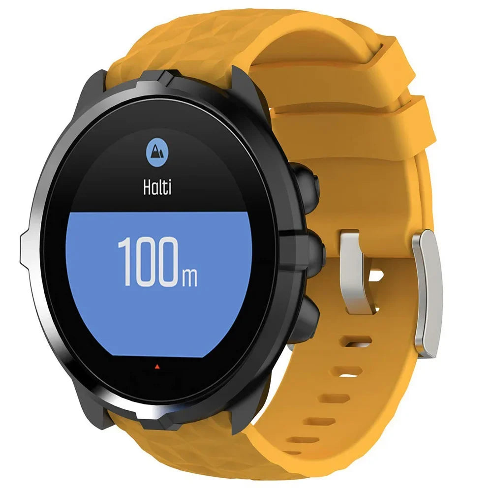 Suunto 9 Spartan outdoor HR bracelet, compatible with motorcycle electronic accessories, silicone material, durable and versatile