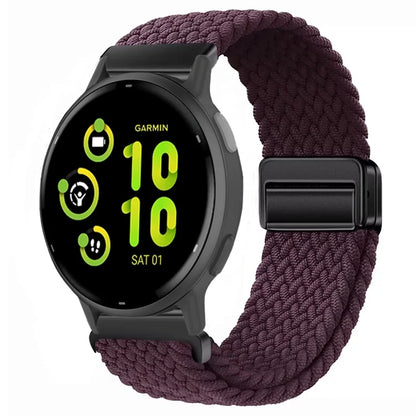 Bracelet magnétique en Nylon, 20mm 22mm, pour Garmin Forerunner 970 570 165 55 965 265/Venu 3, Bracelet de sport Garmin Active 6 5 Correa