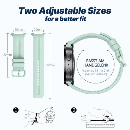Original Silicone Strap for Samsung Galaxy Watch 9 8 44mm 40mm, Correa Band for Galaxy Watch 9 8 Classic 46mm, Accessories