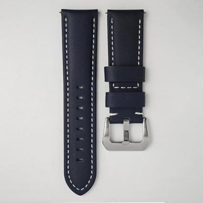 Bracelet de montre en toile et Nylon pour hommes, 22mm 24mm 26mm, pour Panerai LUMINOR DUE 1950 SUBMERSIBLE PAM bleu vert noir, en cuir de vache souple