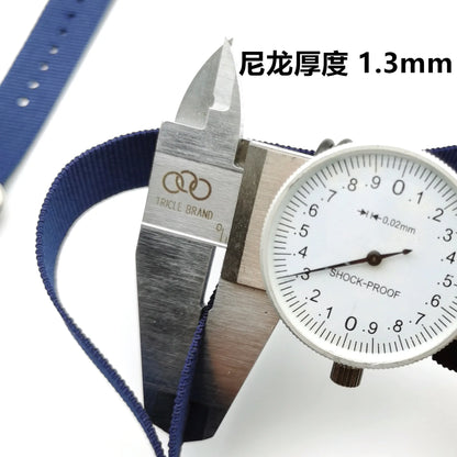 Thick NATO Nylon Watch Strap, 20mm 22mm, Canvas, Men's Watch Chain, Submariner Watch Strap Accessories