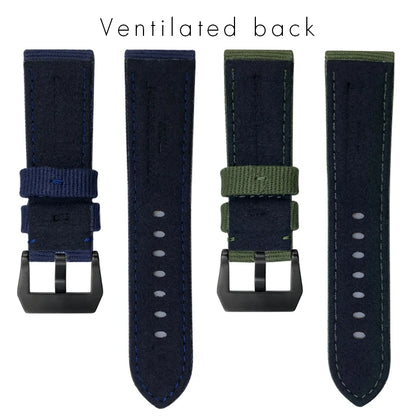 Bracelet de montre en toile de nylon pour Panerai Shoor, bracelet de montre, noir, bleu, vert, PAM01118, 441, 111, 24mm, 26mm, nouveau