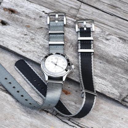 Premium Quality Nylon Fabric Seat Belts, 20mm 22mm, Army Sport Watch Straps, Durable Bracelets for Traditional Watches