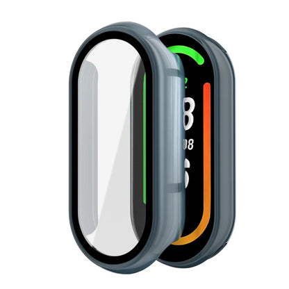 Verre trempé + étui PC pour Xiaomi Mi Band 10 9 8, housse antichoc, protection d'écran entièrement rigide, accessoires Xiaomi Smart Band 10 9