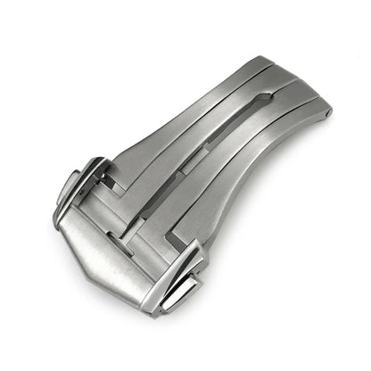 High Quality Deployment Watch Clasp, 18mm, Solid Steel Replacement Buckle, compatible with Omega Seamaster 300 AT150 Speedmaster