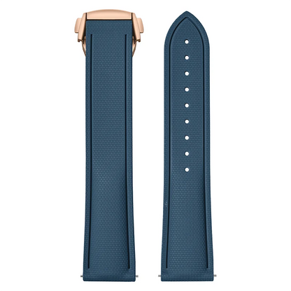 Cinturino in gomma fluorurata per Omega Seamaster 20mm 21mm 22mm FKM, cinturino universale a sgancio rapido, accessori per Rolex e Tudor