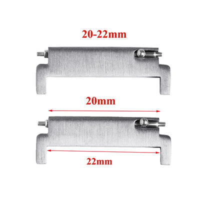 1 paire d'adaptateurs de bracelet de montre 18mm à 20mm, 22mm, 20mm à 18/20/22mm, 22mm à 22mm, connecteurs à broches à dégagement rapide, accessoires de montre