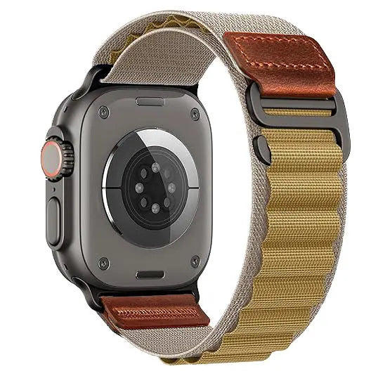 Bracelet en cuir Alpine Loop pour Apple Watch Ultra Series 11 10 9 8 7 6 5 SE