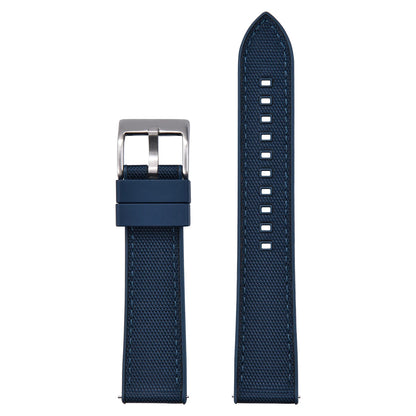 Bracelet de montre FKM en Nylon hybride de haute qualité 20mm 22mm bracelets de montre en caoutchouc fluoré en Nylon à dégagement rapide pour chaque marque montres de plongée