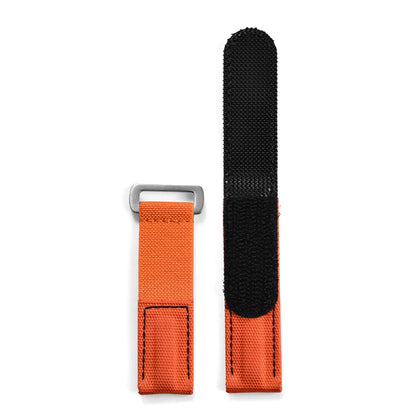 Cinturino in nylon e pelle resistente con chiusura a strappo 20 mm, per orologi sportivi da uomo e donna, accessori per Omega, Rolex, Tissot
