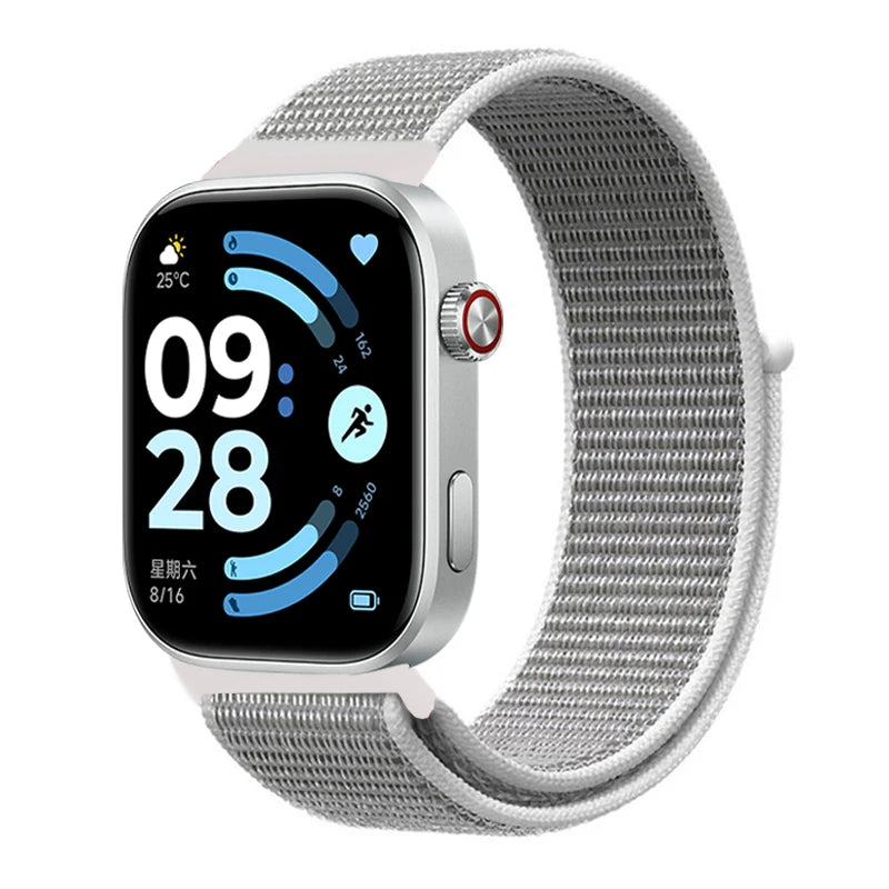 Bracelet de remplacement en nylon respirant pour Redmi Watch 6 5 4, accessoires de sport, sangle Correa pour la série Redmi Watch