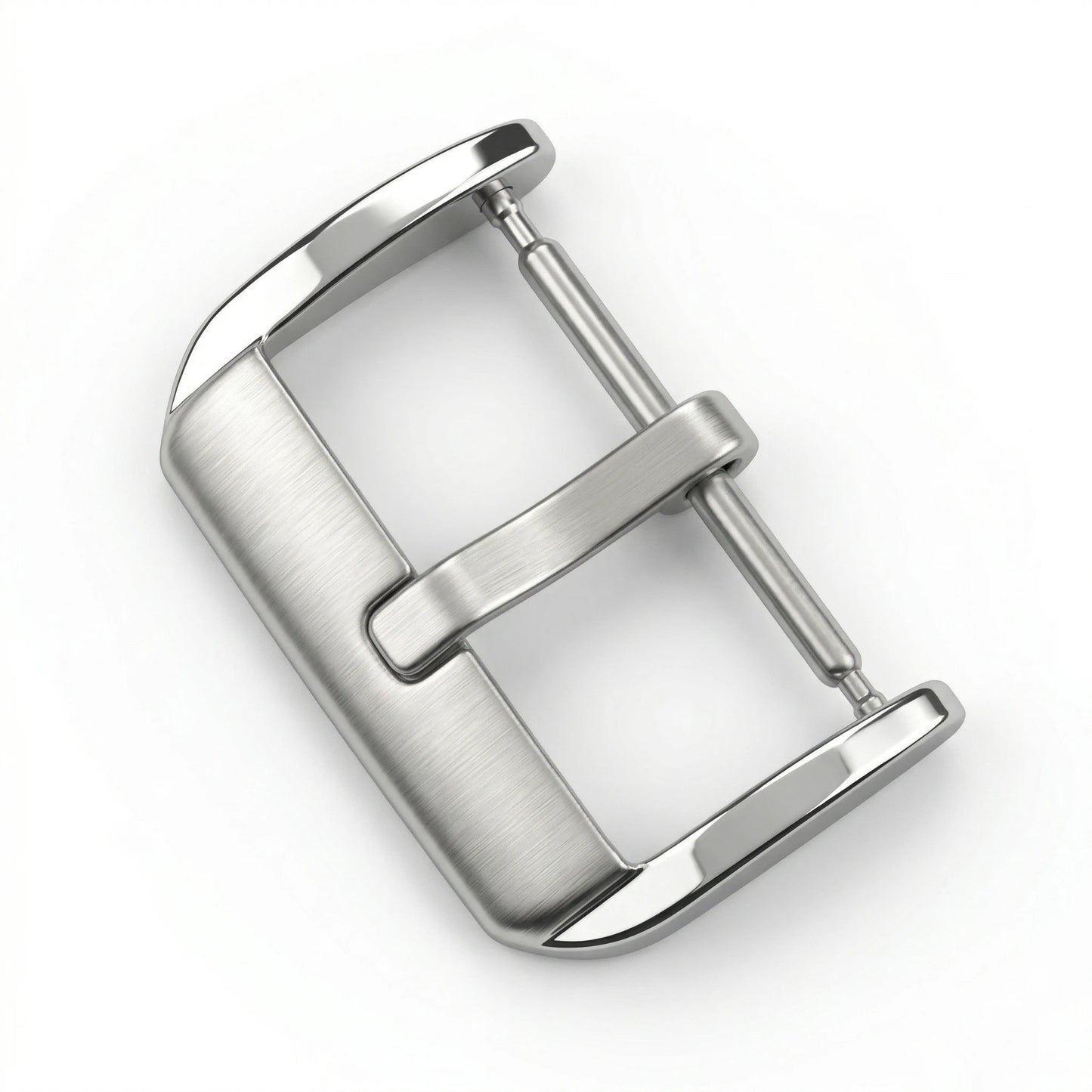 Stainless Steel Watch Band Buckle, 20 Pcs Brushed Middle Clasp, Silver Gold Black Watch Accessories 16 18 20 22mm Wholesale