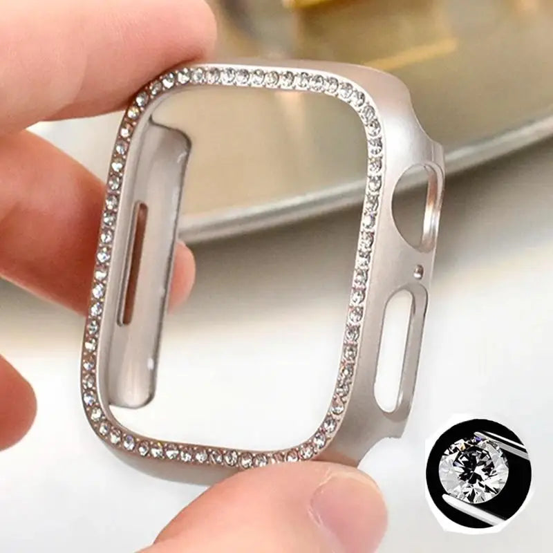 Diamond Case for Redmi Watch 6 5 4 3 Active 3 Lite, Shiny Protection for iWatch Series Redmi Watch 5 Active Lite